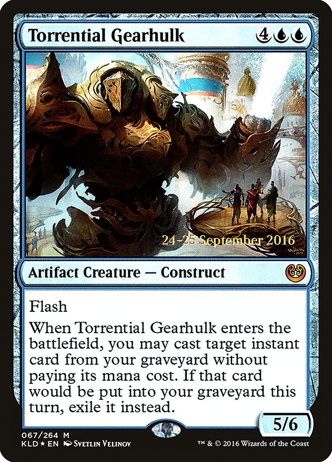 Torrential Gearhulk [Kaladesh Prerelease Promos] | Exor Games Truro