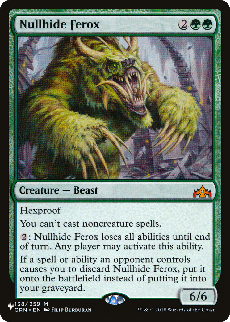 Nullhide Ferox [The List] | Exor Games Truro
