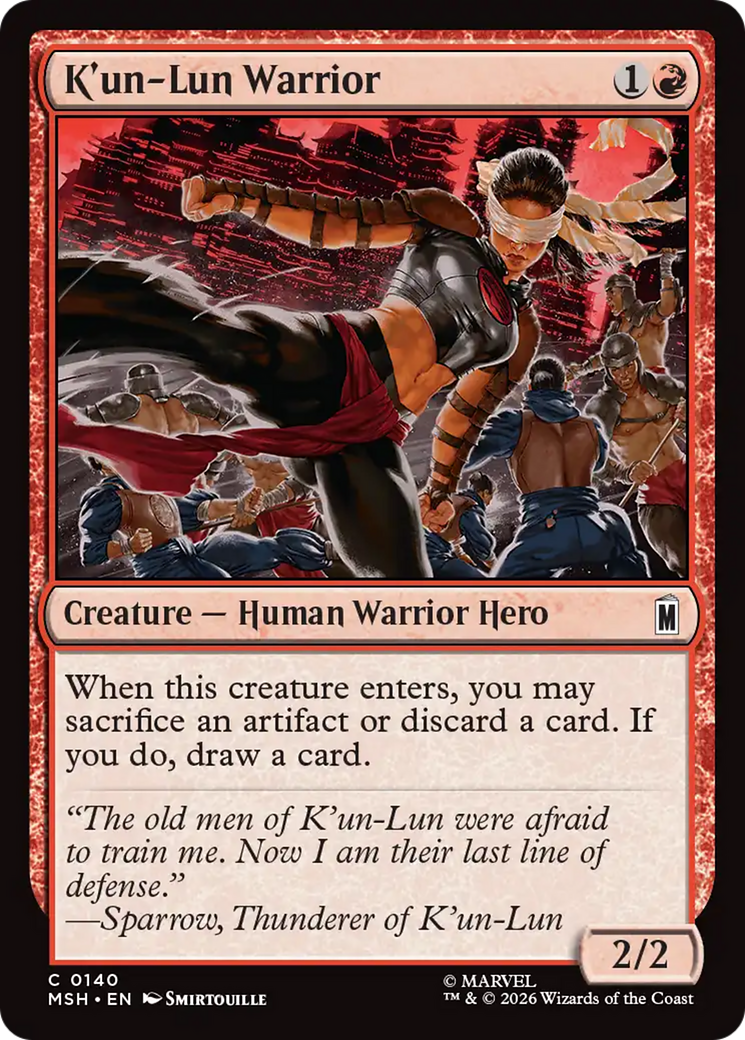 K'un-Lun Warrior [Marvel Super Heroes] | Exor Games Truro