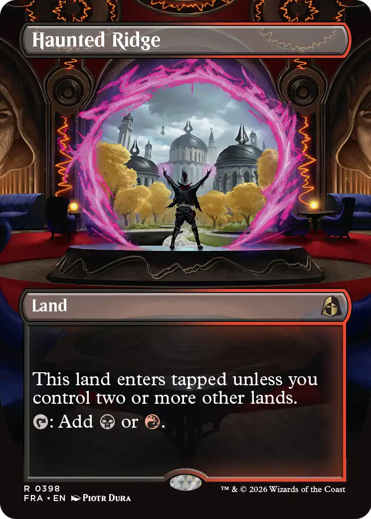 Haunted Ridge (Borderless) [Reality Fracture] | Exor Games Truro