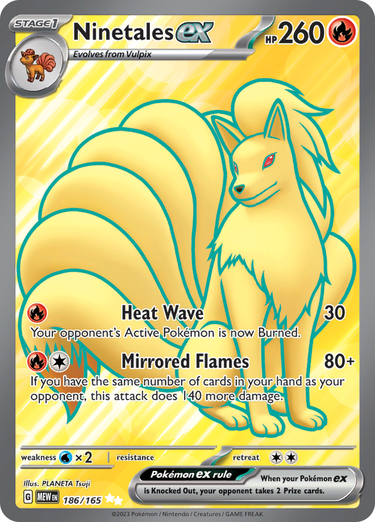 Ninetales ex (186/165) [Scarlet & Violet: 151] | Exor Games Truro