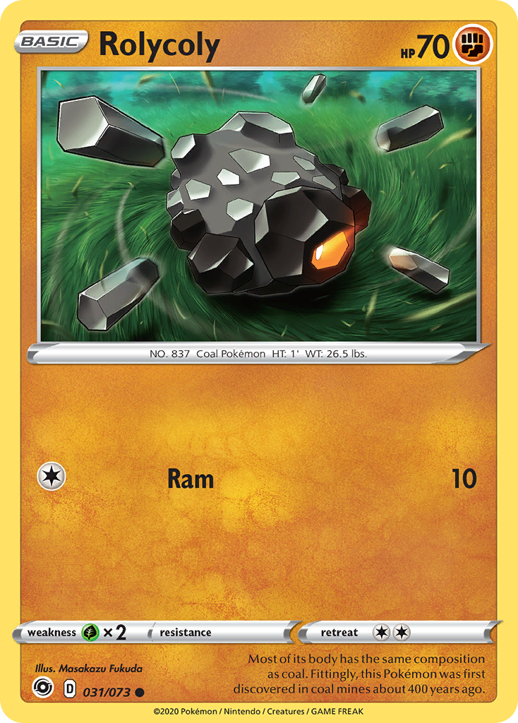 Rolycoly (031/073) [Sword & Shield: Champion's Path] | Exor Games Truro