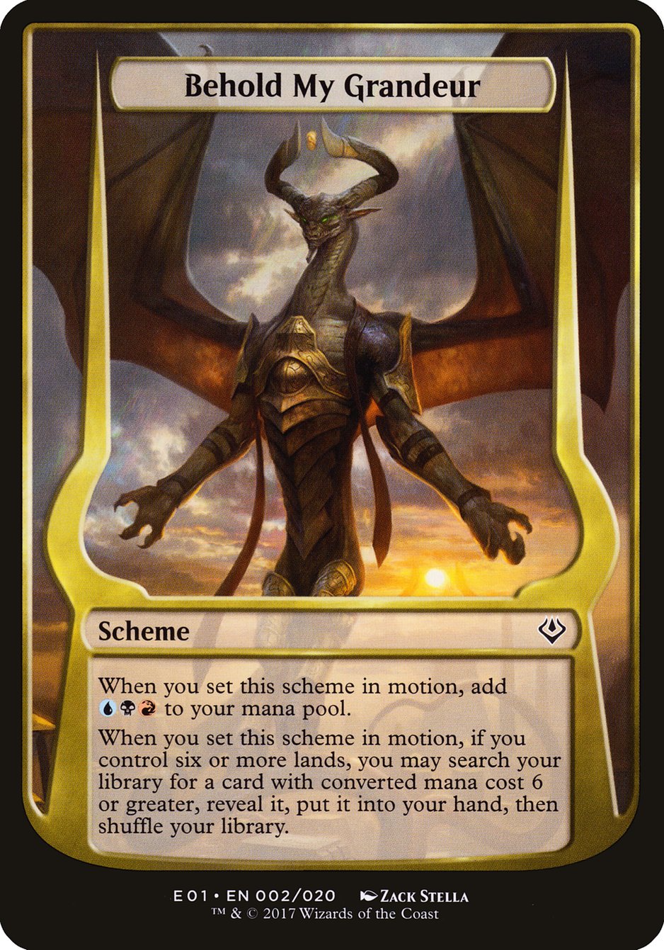 Behold My Grandeur (Schemes) [Archenemy: Nicol Bolas Schemes] | Exor Games Truro