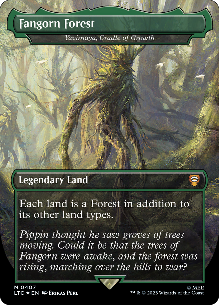 Fangorn Forest - Yavimaya, Cradle of Growth (Surge Foil Realms and Relics) [The Lord of the Rings: Tales of Middle-Earth Commander] | Exor Games Truro