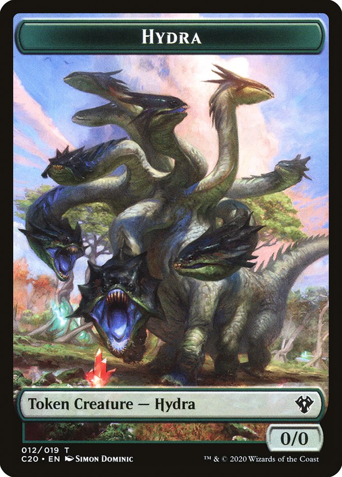 Beast (010) // Hydra Double-Sided Token [Commander 2020 Tokens] | Exor Games Truro