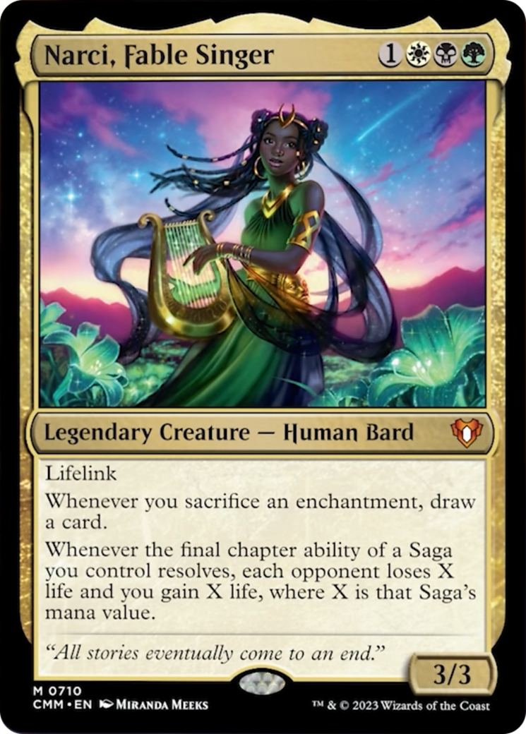 Narci, Fable Singer [Commander Masters] | Exor Games Truro