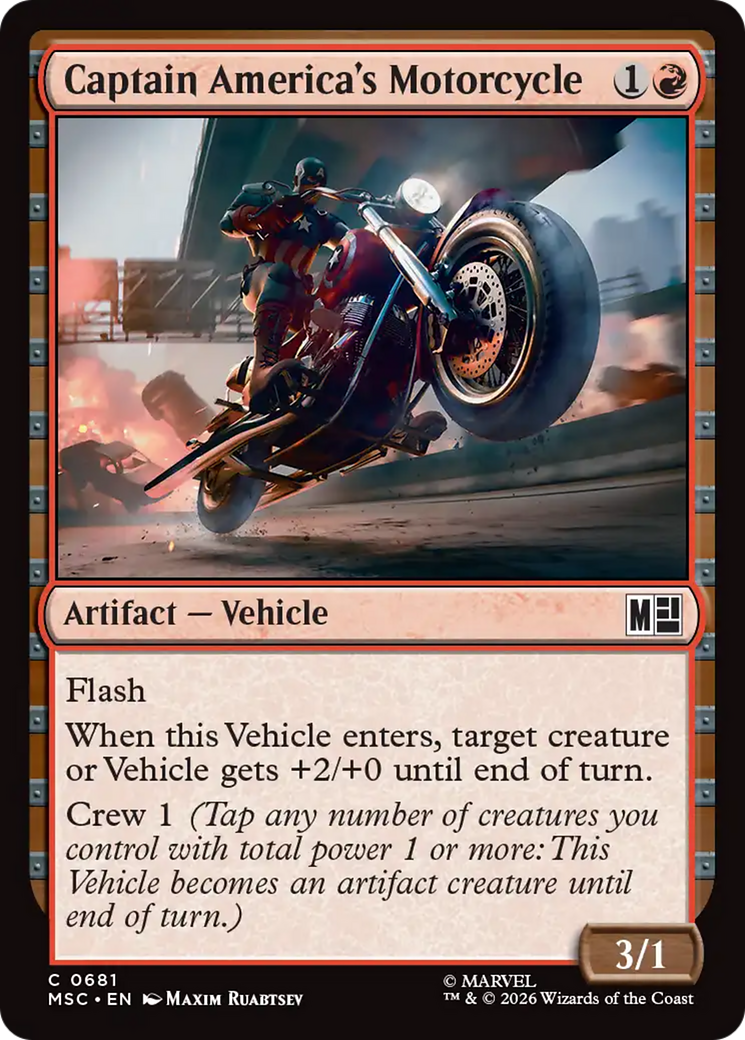Captain America's Motorcycle [Marvel Super Heroes Commander] | Exor Games Truro
