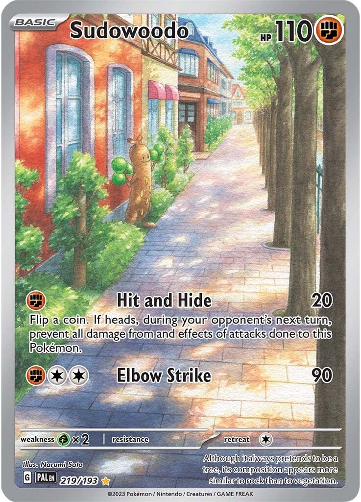 Sudowoodo (219/193) [Scarlet & Violet: Paldea Evolved] | Exor Games Truro