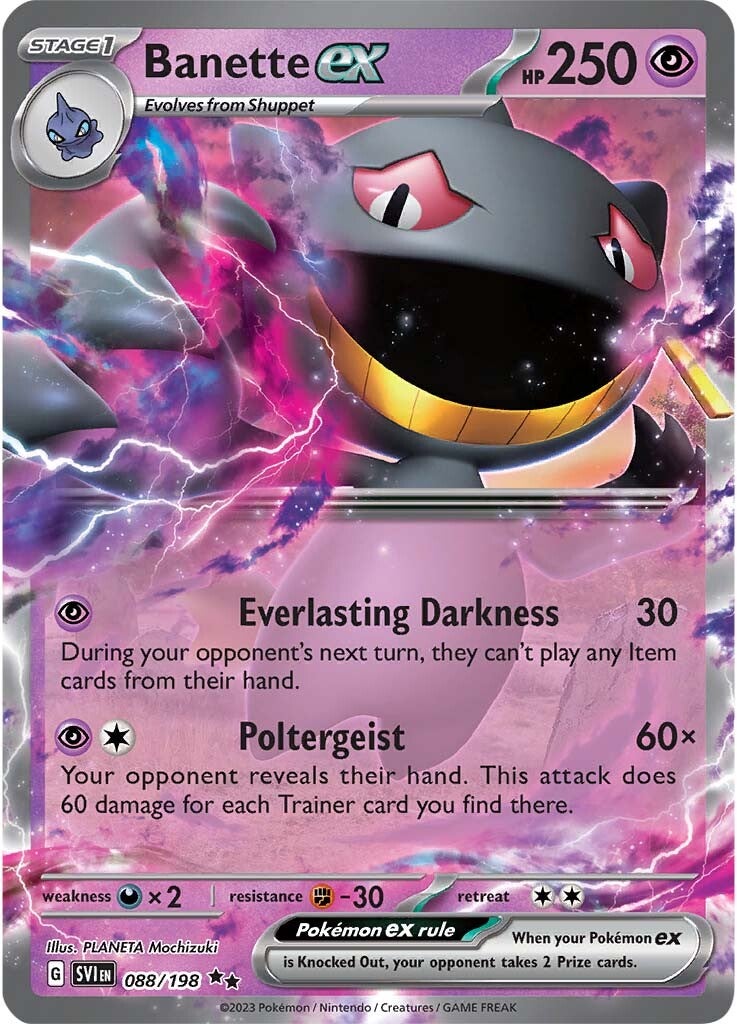 Banette ex (088/198) [Scarlet & Violet: Base Set] | Exor Games Truro