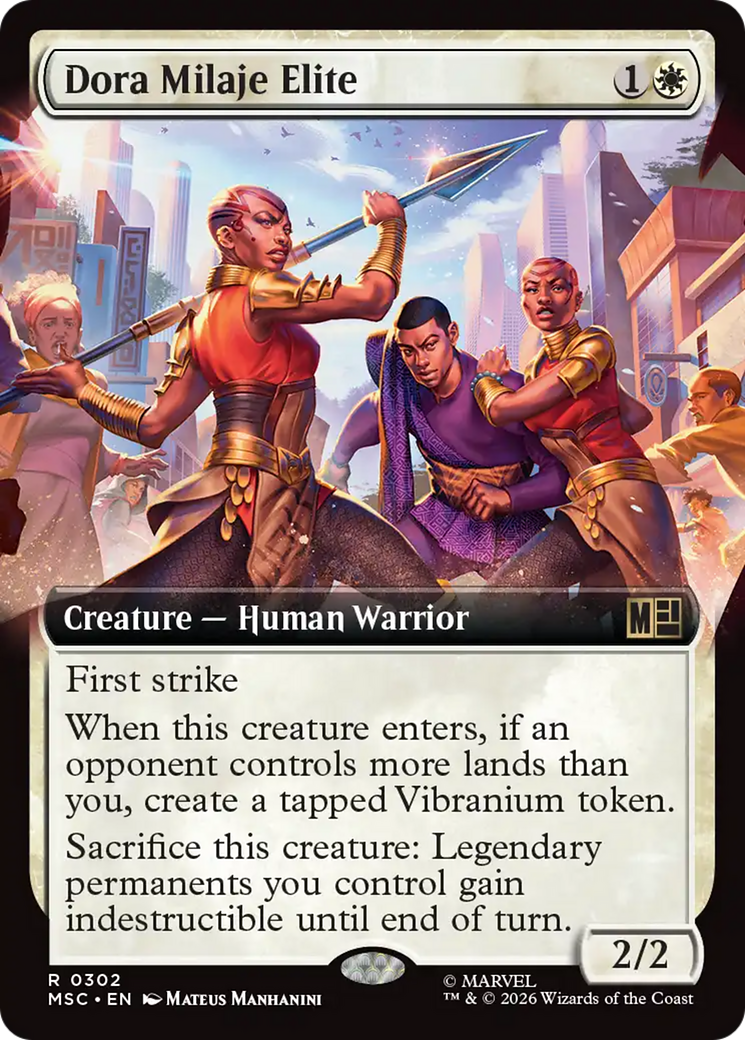 Dora Milaje Elite (Extended Art) [Marvel Super Heroes Commander] | Exor Games Truro