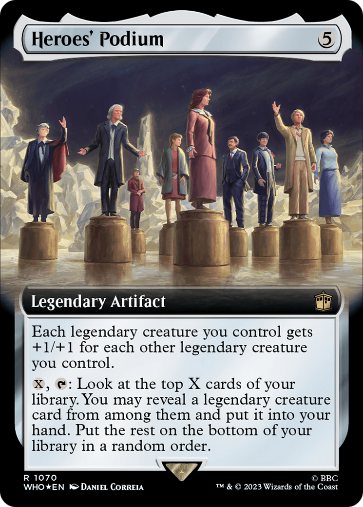 Heroes' Podium (Extended Art) (Surge Foil) [Doctor Who] | Exor Games Truro