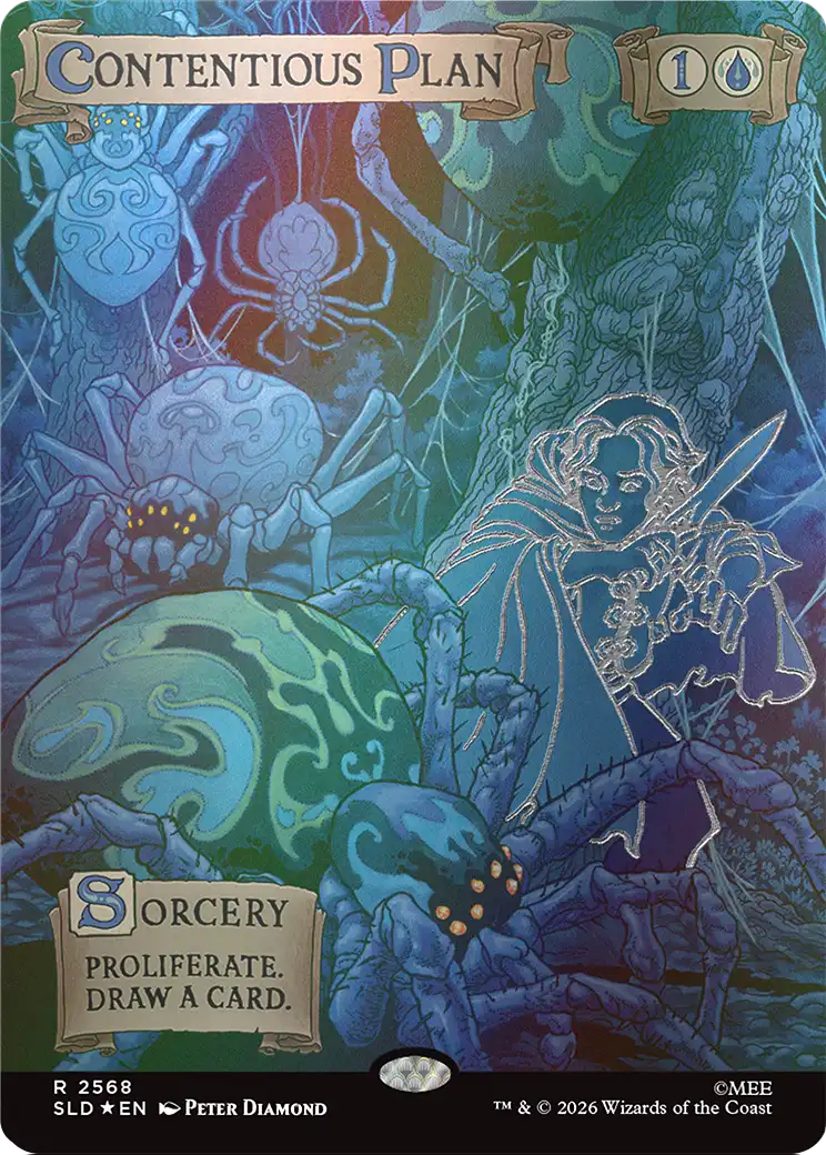 Contentious Plan (Out Of Sight Foil) [Secret Lair Drop Series] | Exor Games Truro