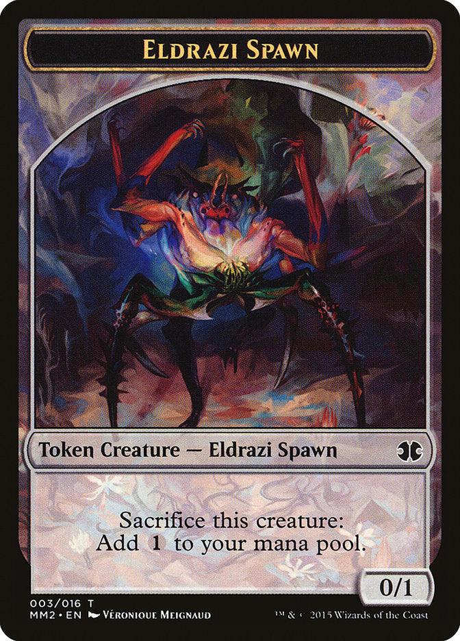 Eldrazi Spawn Token (003/016) [Modern Masters 2015 Tokens] | Exor Games Truro