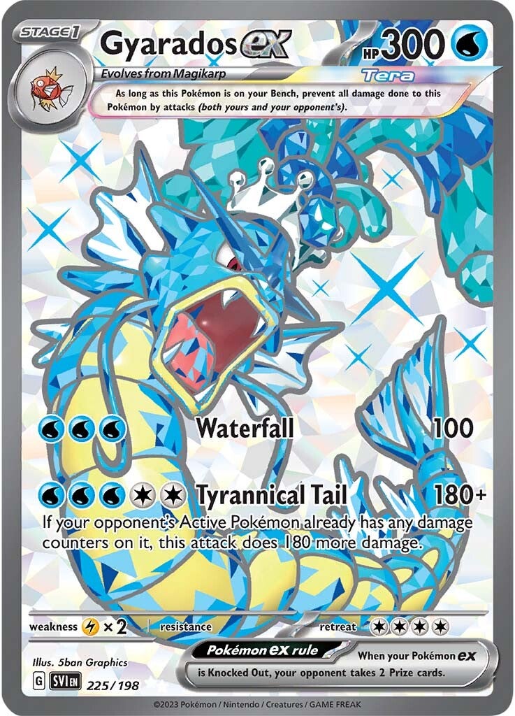 Gyarados ex (225/198) [Scarlet & Violet: Base Set] | Exor Games Truro