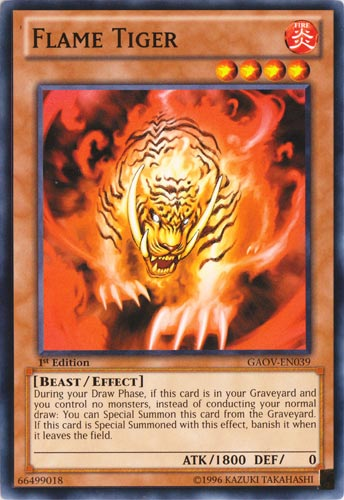 Flame Tiger [GAOV-EN039] Common | Exor Games Truro