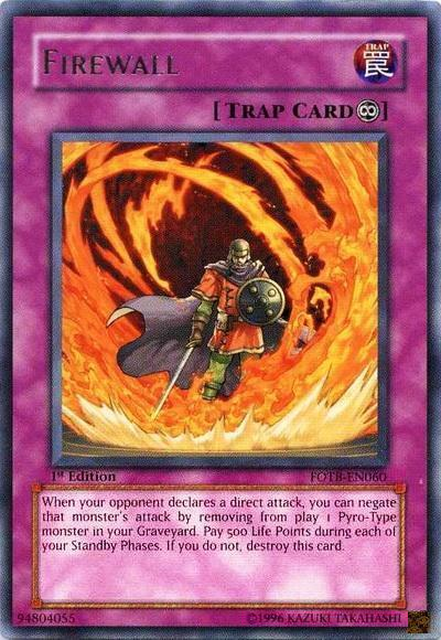 Firewall [FOTB-EN060] Rare | Exor Games Truro