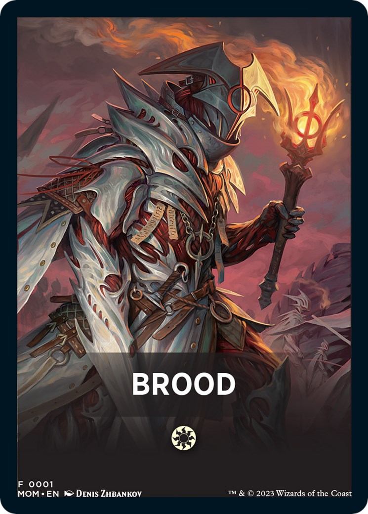 Brood Theme Card [March of the Machine Tokens] | Exor Games Truro