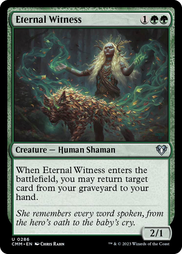 Eternal Witness [Commander Masters] | Exor Games Truro