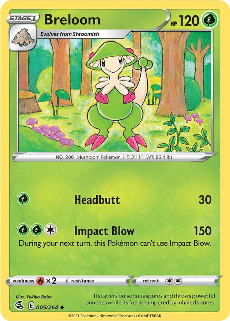 Breloom (005/264) [Sword & Shield: Fusion Strike] | Exor Games Truro