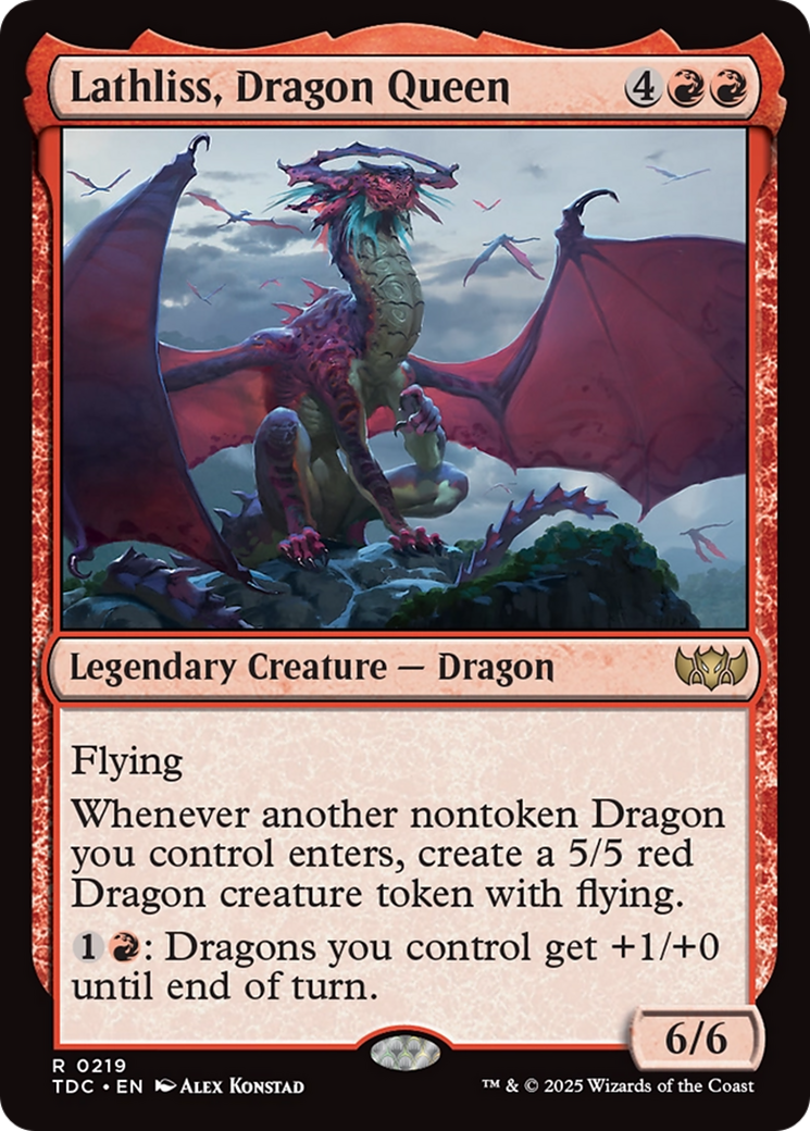 Lathliss, Dragon Queen [Tarkir: Dragonstorm Commander] | Exor Games Truro