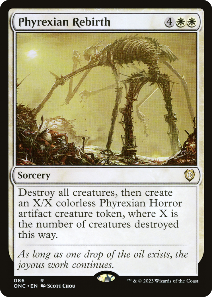 Phyrexian Rebirth [Phyrexia: All Will Be One Commander] | Exor Games Truro