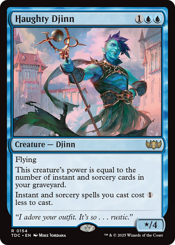 Haughty Djinn [Tarkir: Dragonstorm Commander] | Exor Games Truro