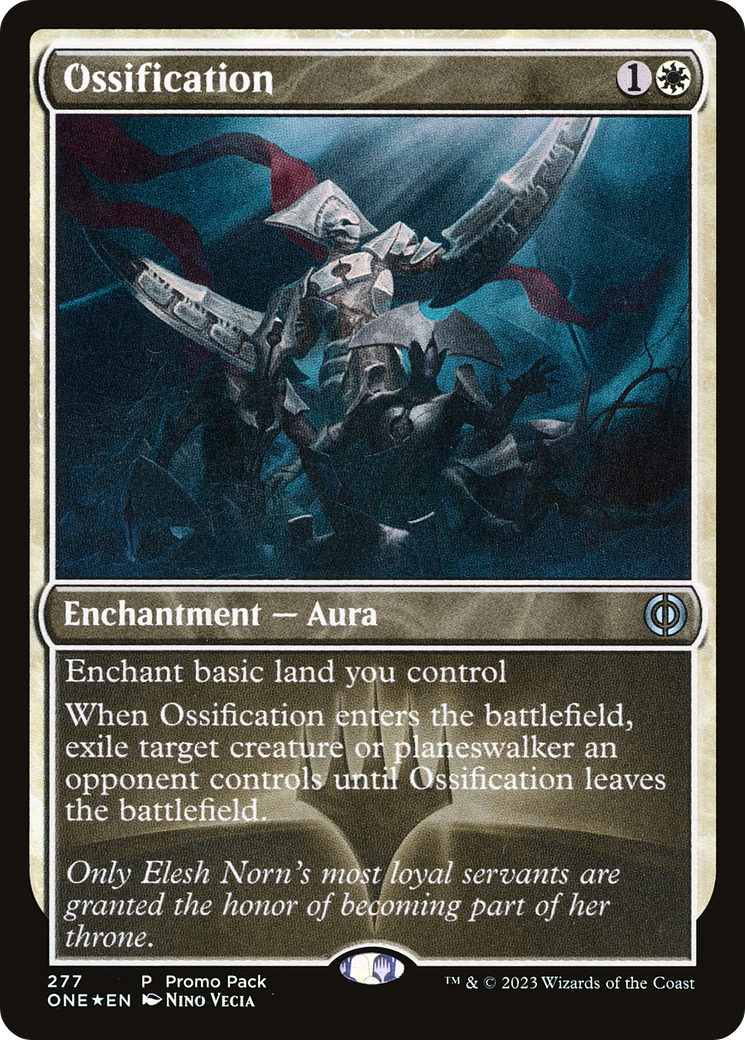 Ossification (Promo Pack) [Phyrexia: All Will Be One Promos] | Exor Games Truro