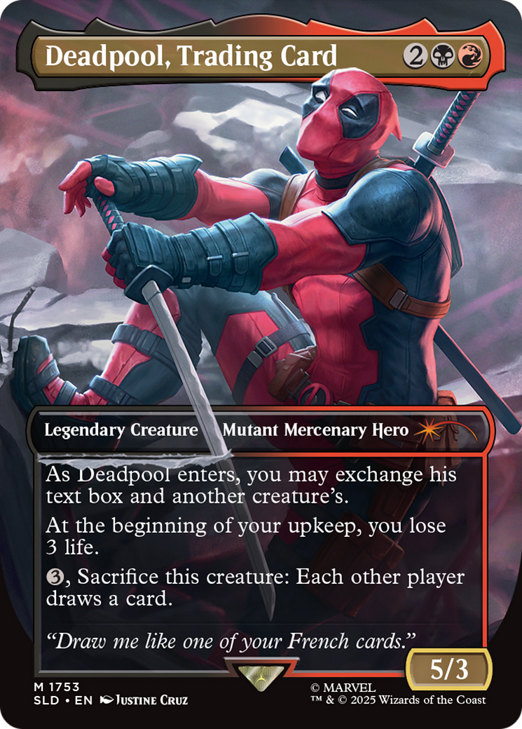 Deadpool, Trading Card [Secret Lair Drop Series] | Exor Games Truro