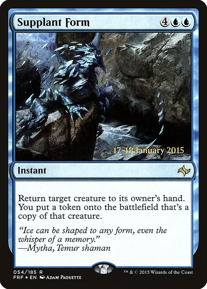 Supplant Form [Fate Reforged Prerelease Promos] | Exor Games Truro