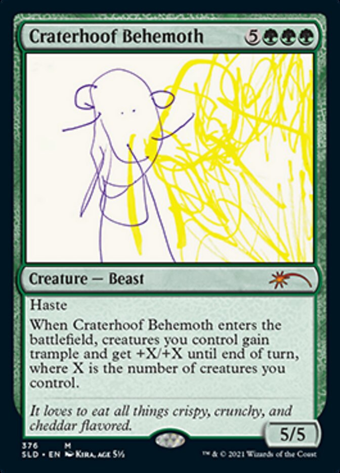 Craterhoof Behemoth (376) [Secret Lair Drop Series] | Exor Games Truro