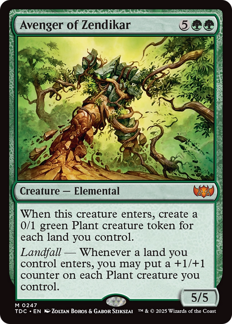 Avenger of Zendikar [Tarkir: Dragonstorm Commander] | Exor Games Truro