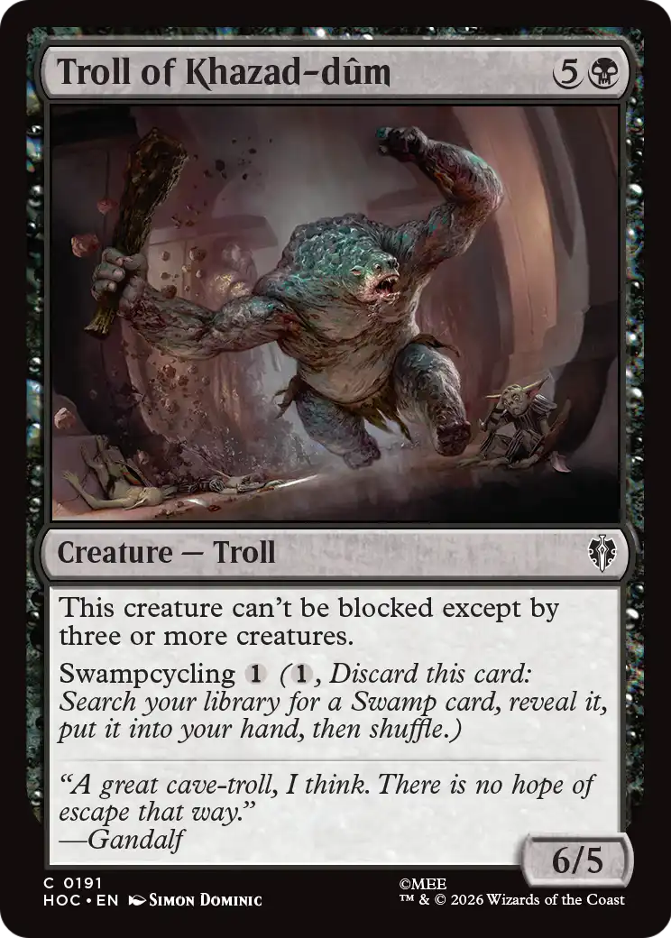Troll of Khazad-dum [The Hobbit: Eternal-Legal] | Exor Games Truro