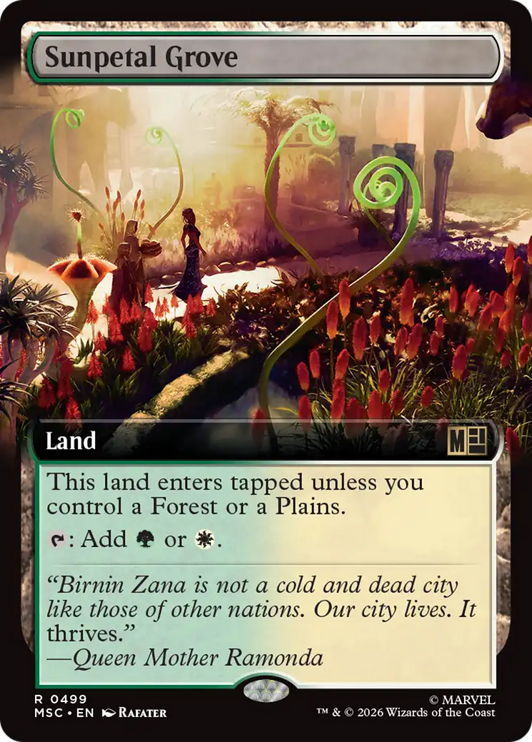 Sunpetal Grove (Extended Art) [Marvel Super Heroes Commander] | Exor Games Truro