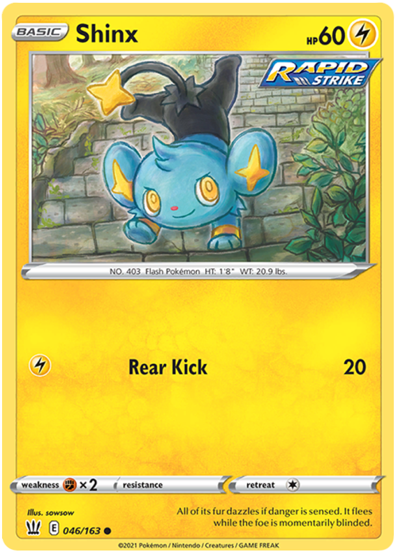 Shinx (046/163) [Sword & Shield: Battle Styles] | Exor Games Truro