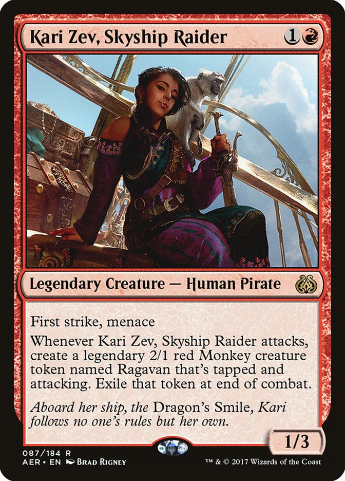 Kari Zev, Skyship Raider [Aether Revolt] | Exor Games Truro