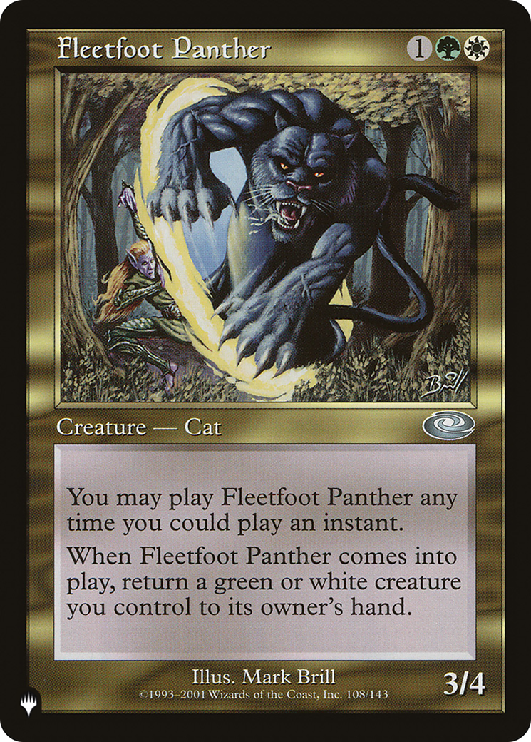 Fleetfoot Panther [The List] | Exor Games Truro