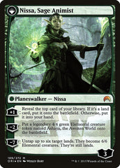 Nissa, Vastwood Seer // Nissa, Sage Animist [Magic Origins Prerelease Promos] | Exor Games Truro