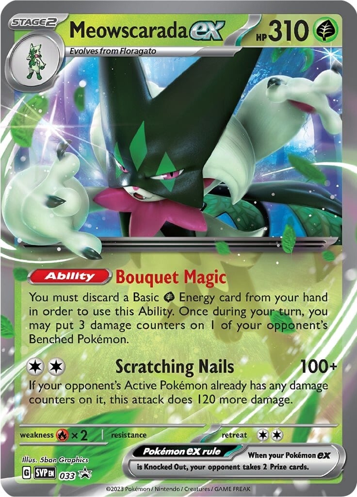 Meowscarada ex (033) [Scarlet & Violet: Black Star Promos] | Exor Games Truro