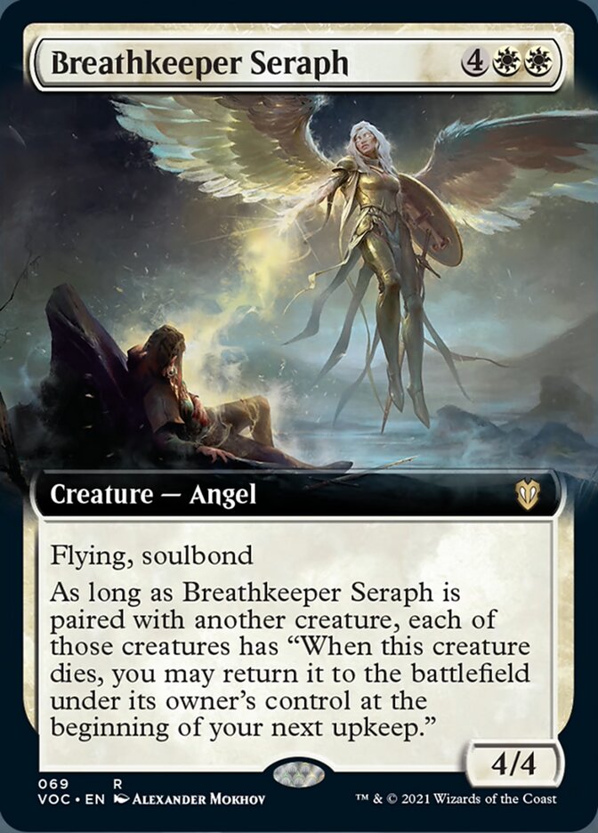 Breathkeeper Seraph (Extended Art) [Innistrad: Crimson Vow Commander] | Exor Games Truro