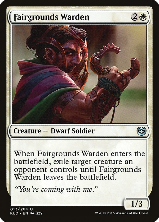 Fairgrounds Warden [Kaladesh] | Exor Games Truro