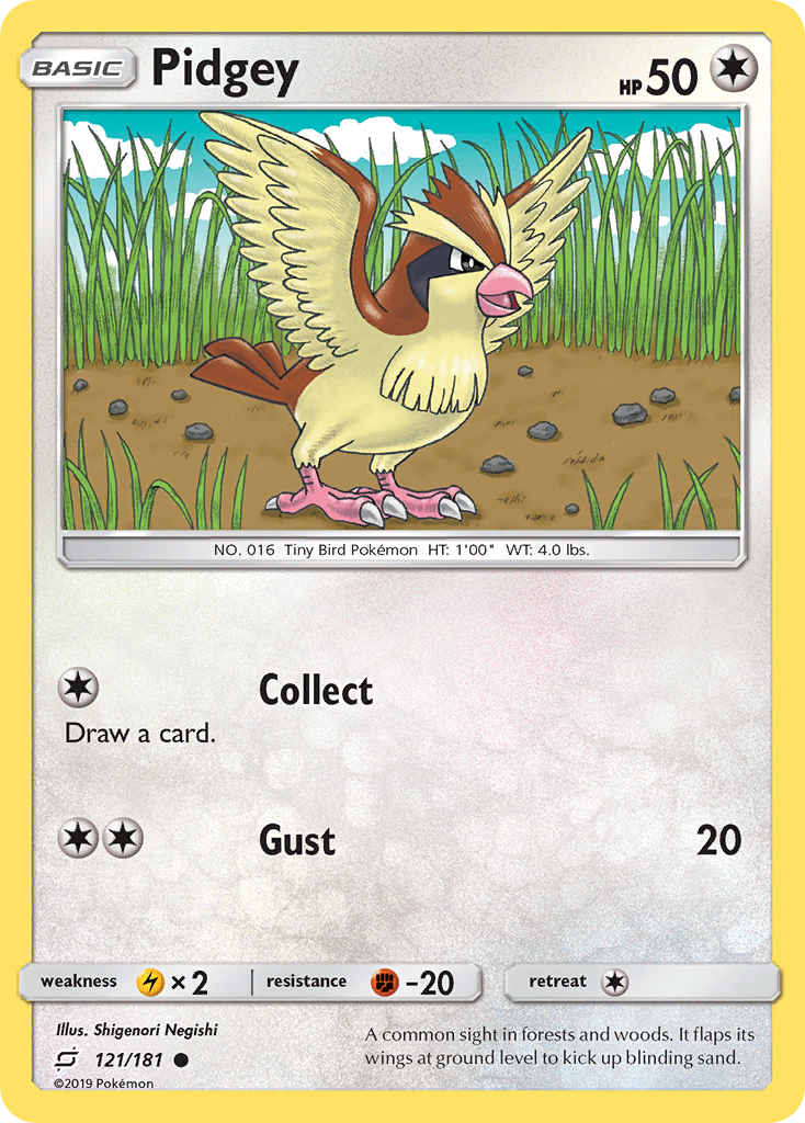 Pidgey (121/181) [Sun & Moon: Team Up] | Exor Games Truro