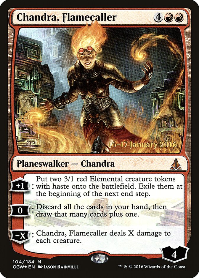 Chandra, Flamecaller [Oath of the Gatewatch Prerelease Promos] | Exor Games Truro