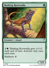 Basking Rootwalla (White Border) [Mystery Booster 2] | Exor Games Truro