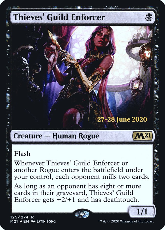 Thieves' Guild Enforcer [Core Set 2021 Prerelease Promos] | Exor Games Truro