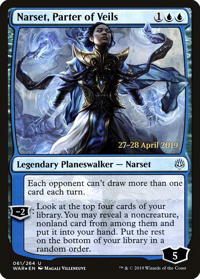 Narset, Parter of Veils [War of the Spark Prerelease Promos] | Exor Games Truro