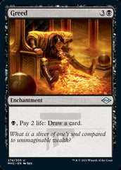 Greed (Foil Etched) [Modern Horizons 2] | Exor Games Truro