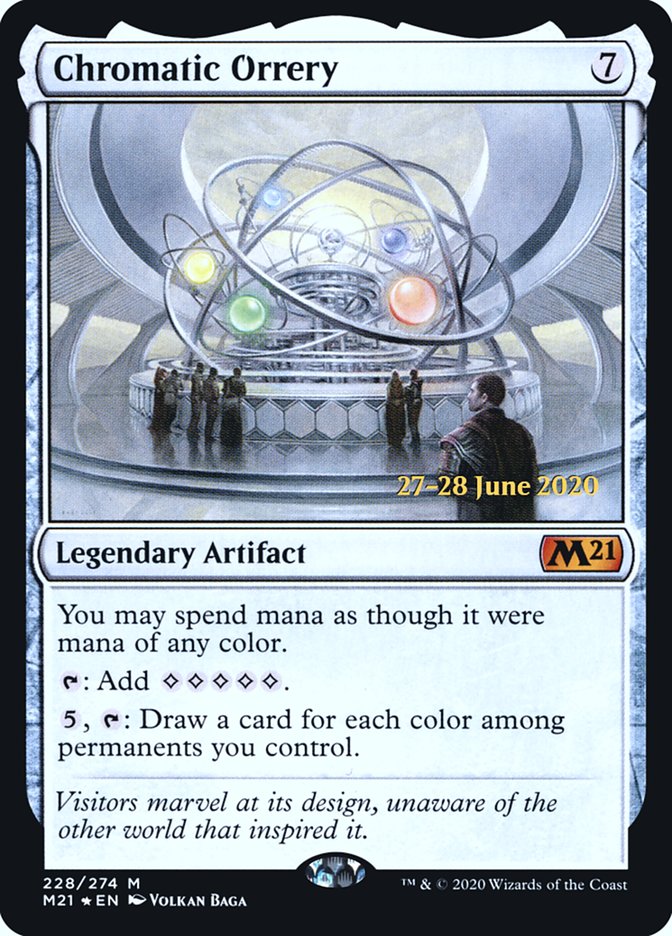 Chromatic Orrery [Core Set 2021 Prerelease Promos] | Exor Games Truro