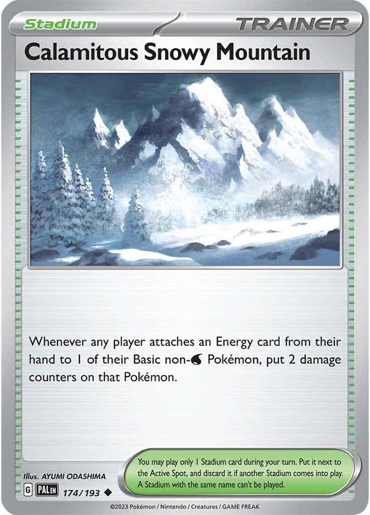 Calamitous Snowy Mountain (174/193) [Scarlet & Violet: Paldea Evolved] | Exor Games Truro