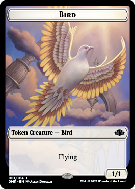 Insect // Bird Double-Sided Token [Dominaria Remastered Tokens] | Exor Games Truro