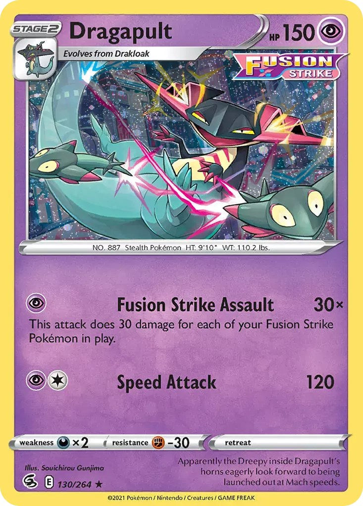 Dragapult (130/264) (Cosmos Holo) [Sword & Shield: Fusion Strike] | Exor Games Truro